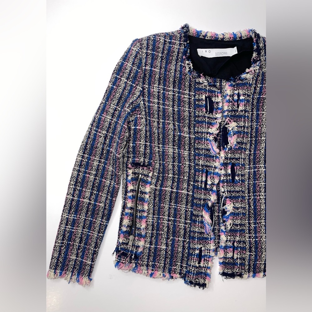 Iro | Revolve Open Front Frannie Tweed Jacket In … - image 6